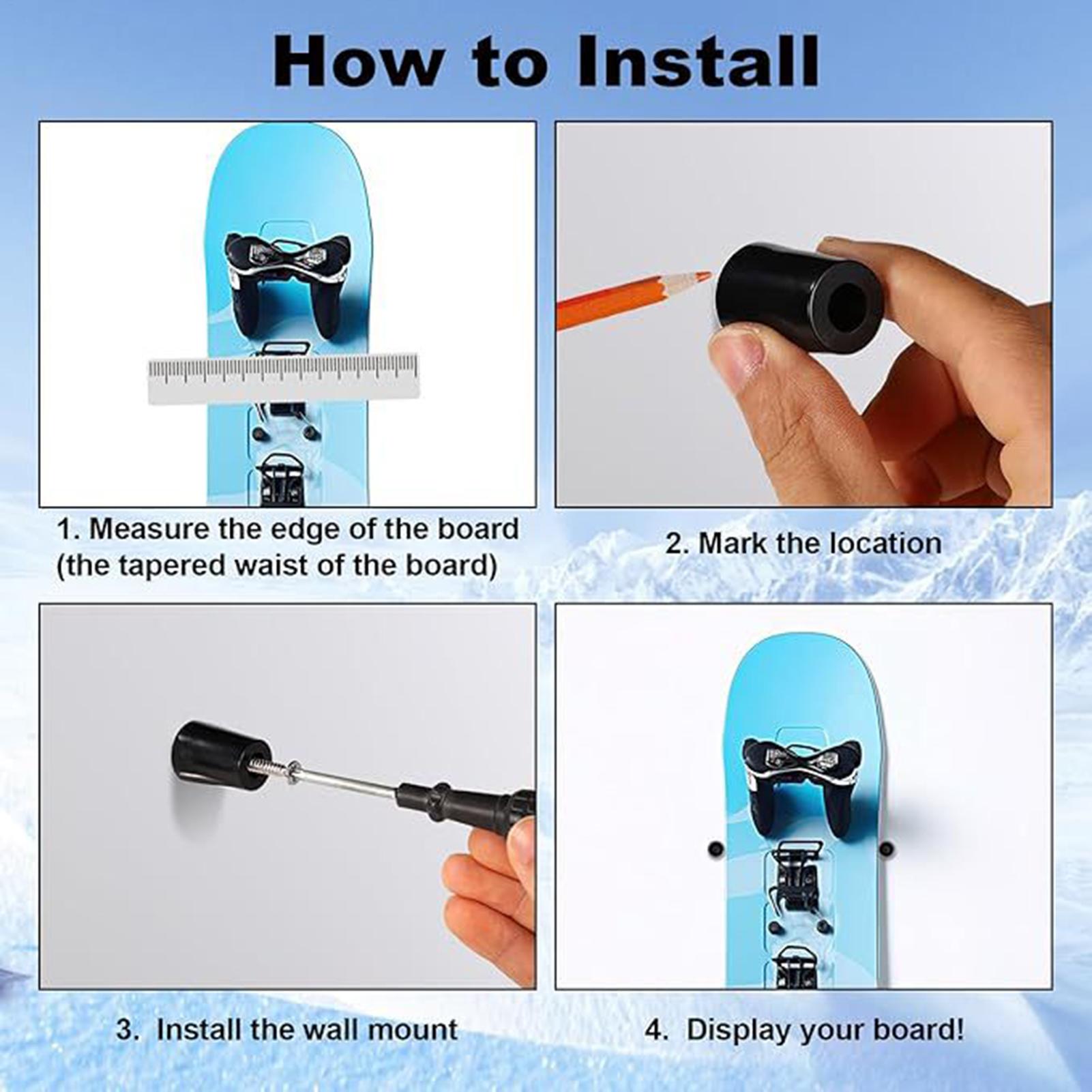 Ski Wall Mount Vertical Snowbo - Sports Equipment Store ulasan dan harga
