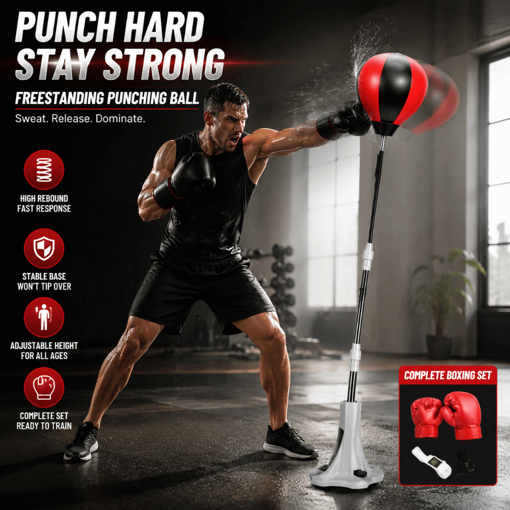 Standing Boxing Speed Punching - Boxing Glove Set ulasan dan harga