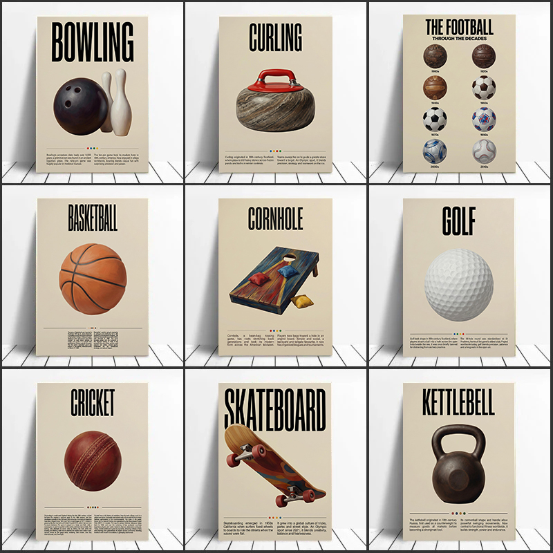Vintage Retro Educational Spor - Sports Equipment For Badminton ulasan dan harga