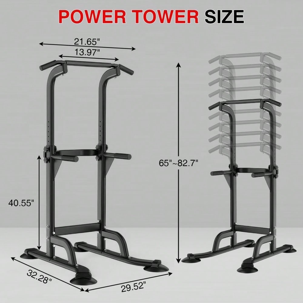 Gaderth Power Tower Dip Statio - Sports Equipment Warehouse ulasan dan harga