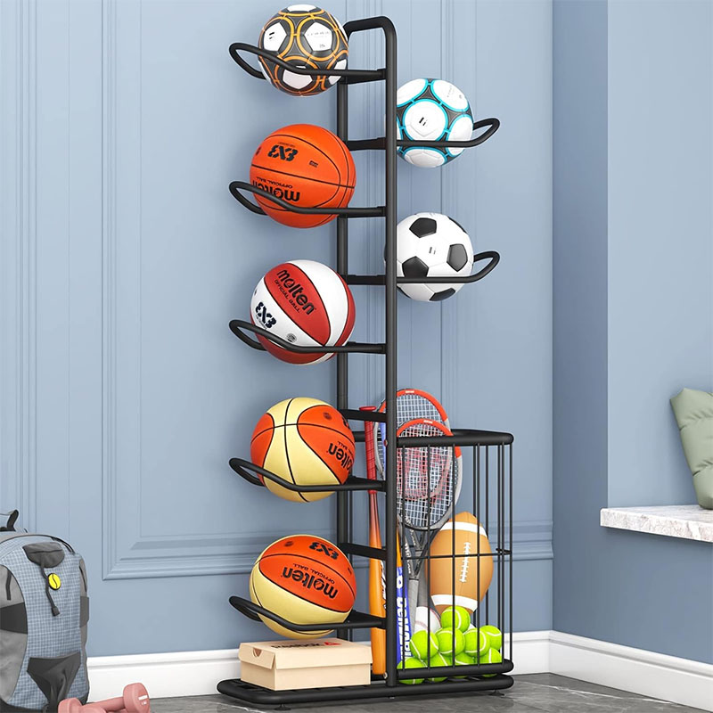 Sports Ball Storage Rack Baske - Sports Equipment Warehouse ulasan dan harga