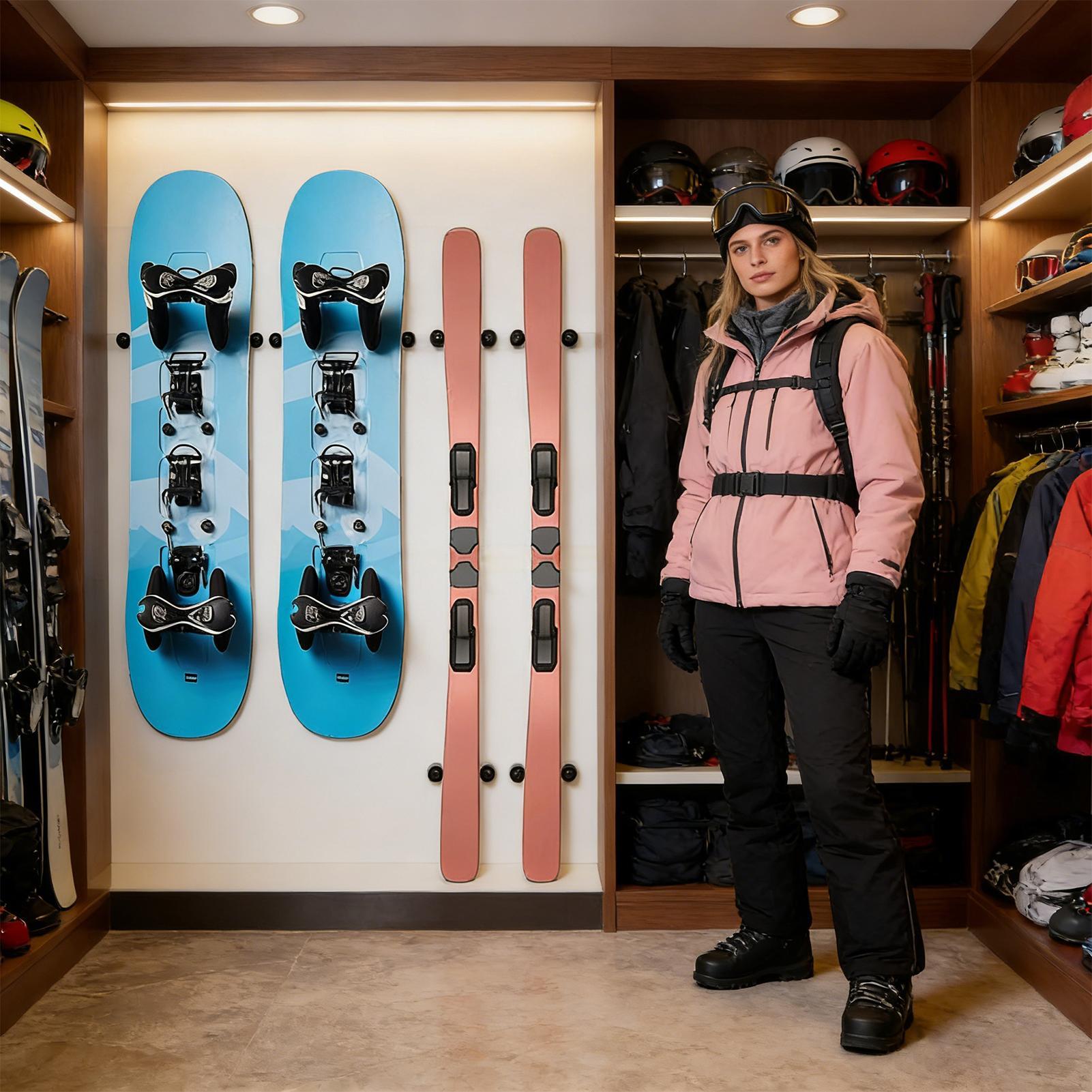 Ski Wall Mount Vertical Snowbo - Sports Equipment Store ulasan dan harga